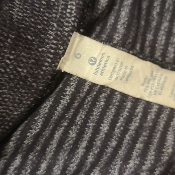 Lululemon Runderful 1/2 Zip Mini Check Pique Black Heathered Black / Black - Picture 10 of 16